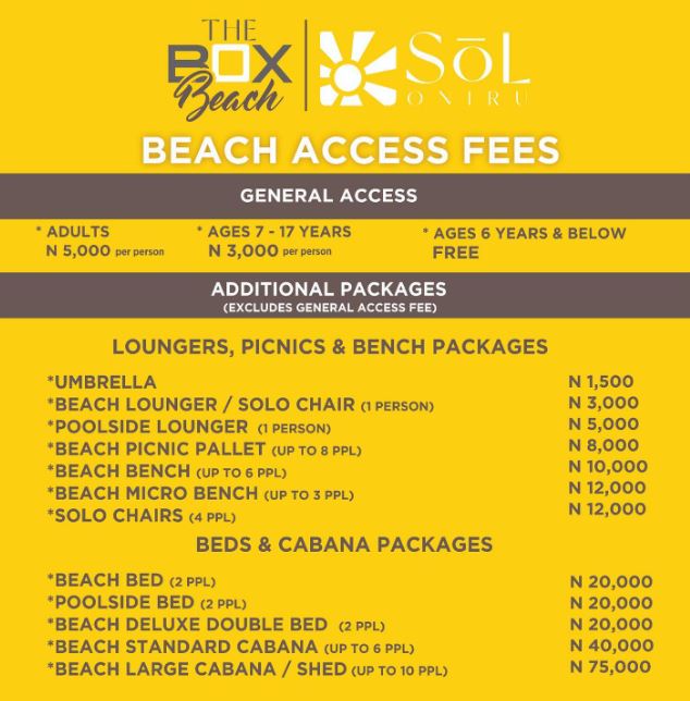 box beach price