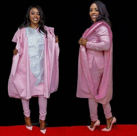 Latest Agbada Styles for Ladies