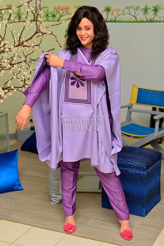 Latest Agbada Styles for Ladies