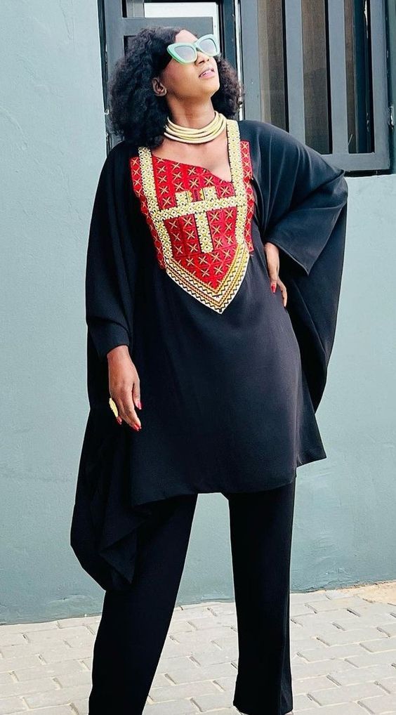 Latest Agbada Styles for Ladies