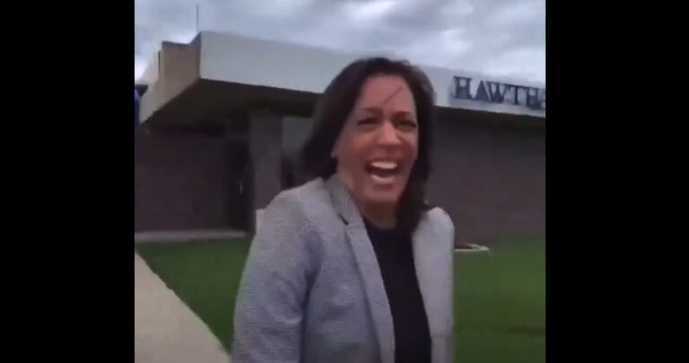 Kamala Harris laughing