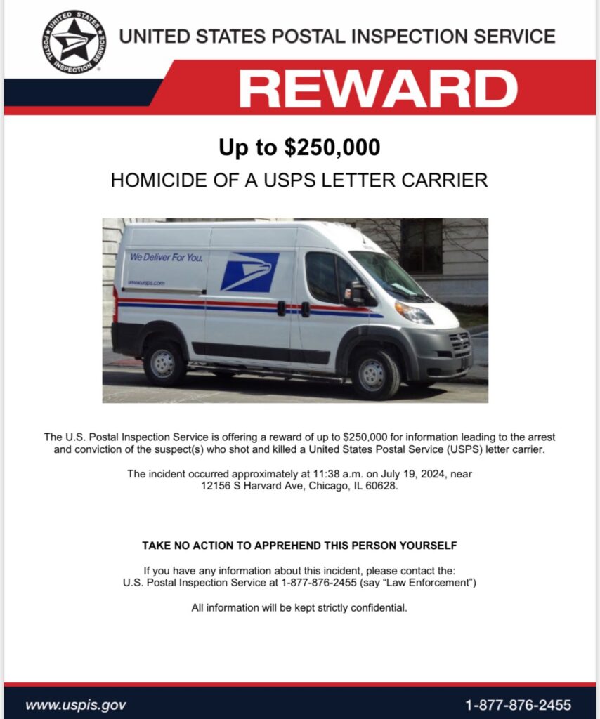 postal worker killed in chicago