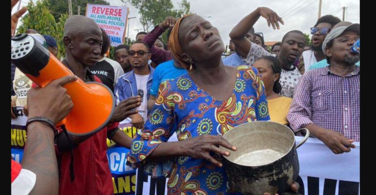 Protest in Ikeja Today