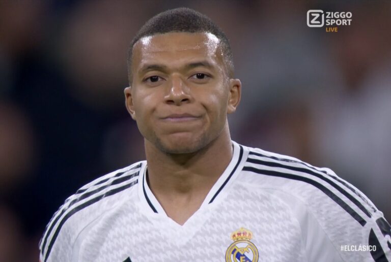 Kylian Mbappe caught offside 8 times in first El-Clasico