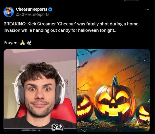 Kick Streamer Cheesur