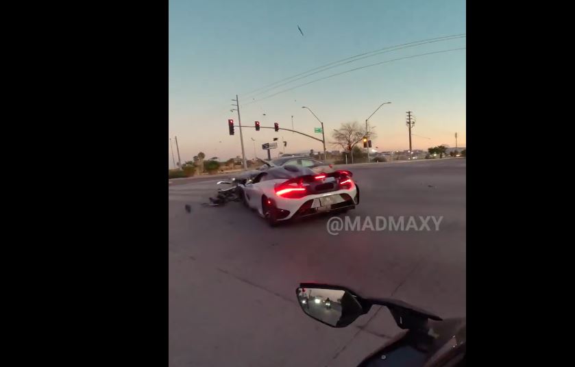 McLaren Totaled accident