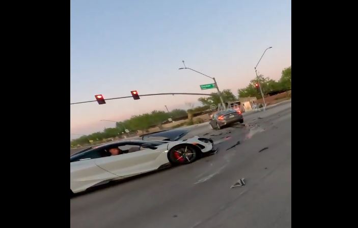 McLaren Totaled accident