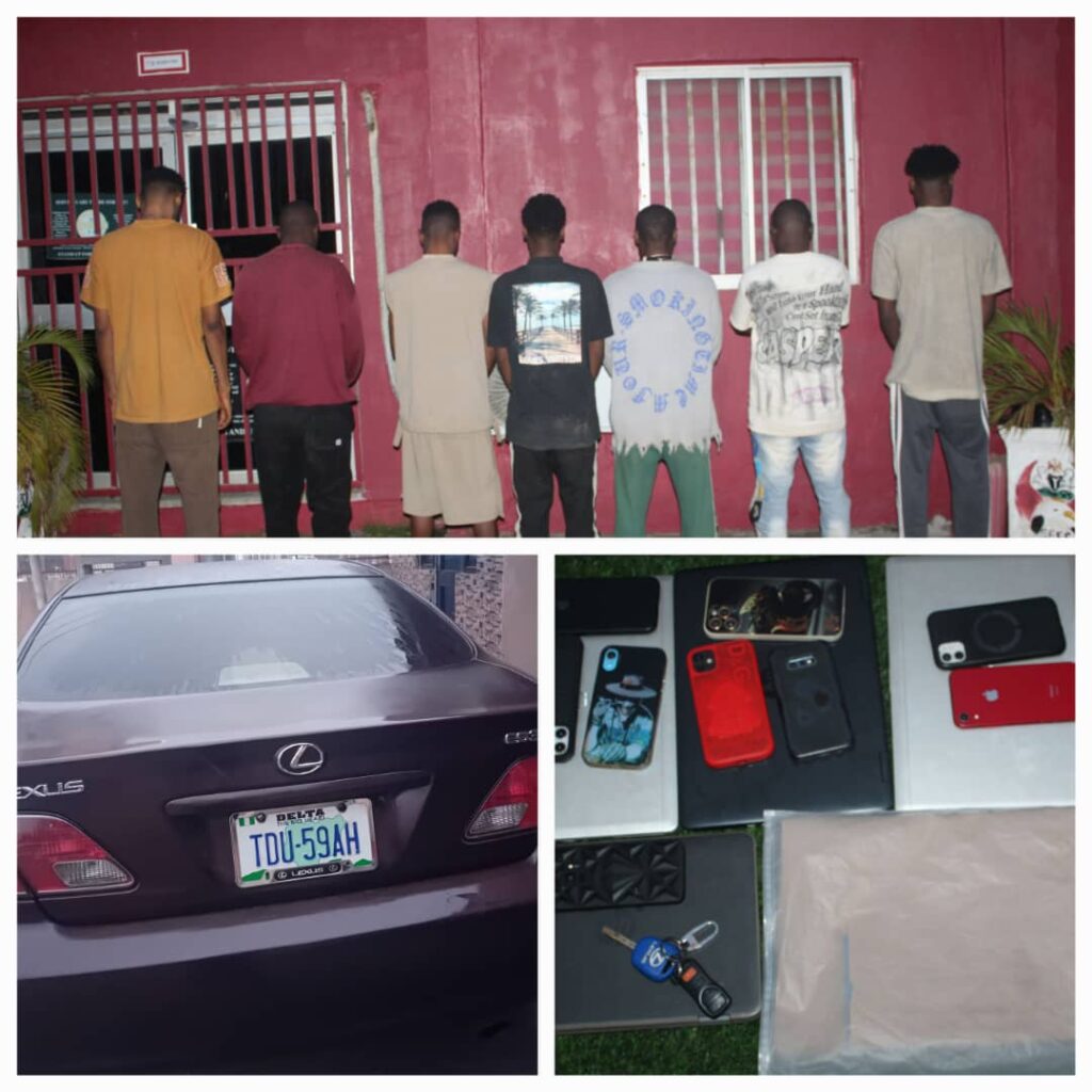 EFCC Arrests 7 Suspected Internet Fraudsters in Benin