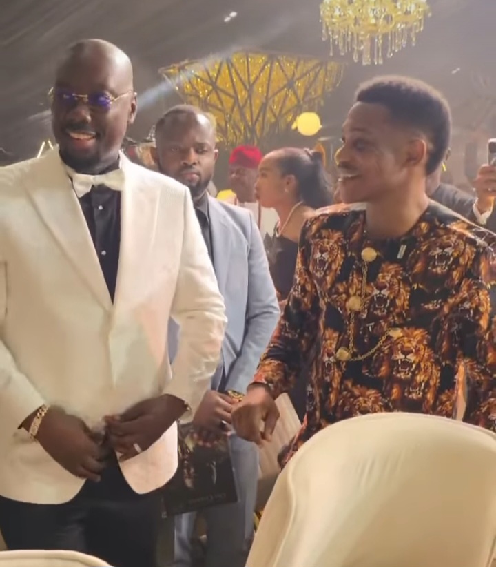 Pastor Jerry and Obi Cubana at '50 for 50' birthday party