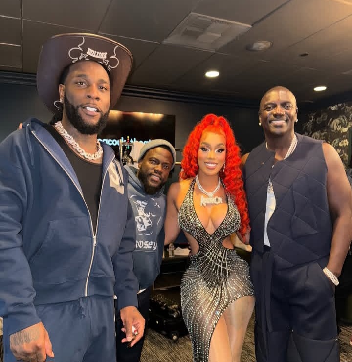 Afrobeats star, Burna Boy and Akon