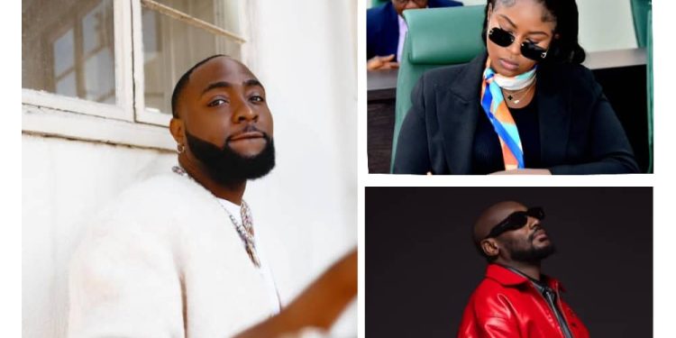 Davido links up with 2Baba and Natasha in Lagos amidst ongoing controversy
