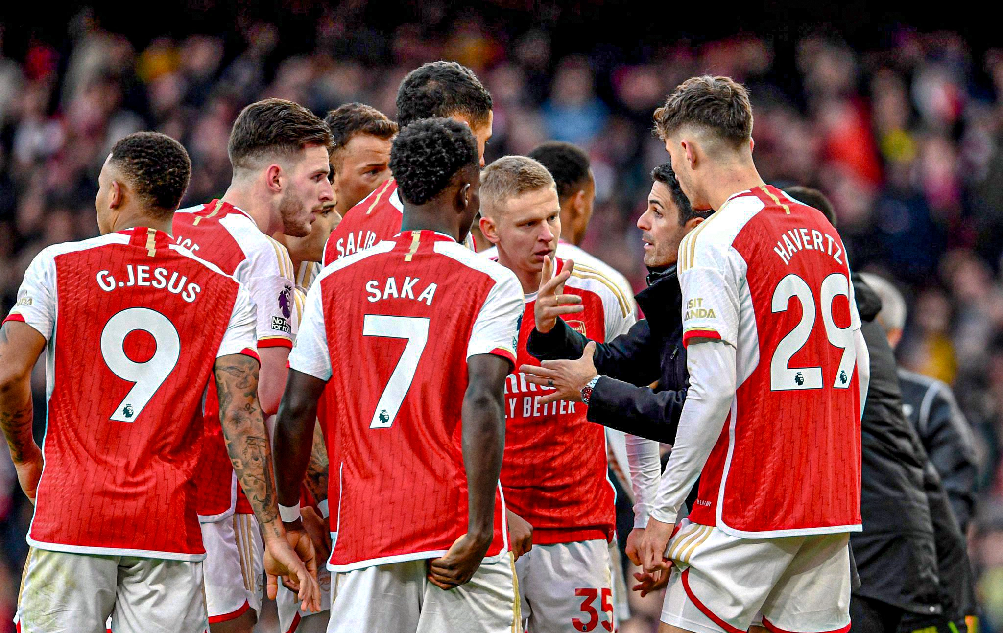 Arteta’s Arsenal team