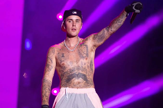 Justin Bieber on stage
