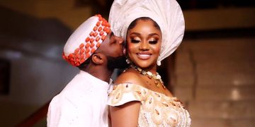 Davido and Chioma at their traditional wedding