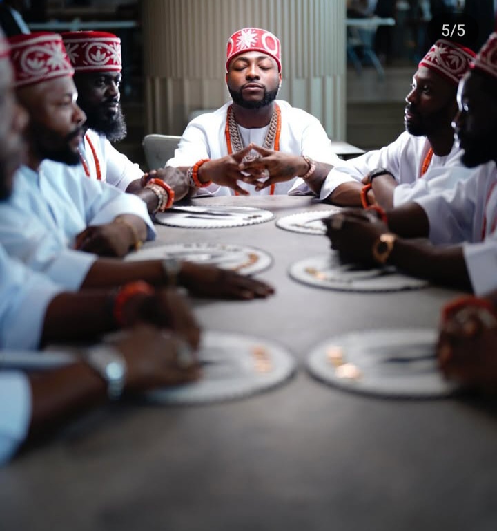Davido among groomsmen at Asa Asika’s wedding