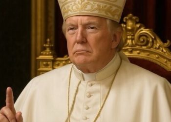 trump pope ai