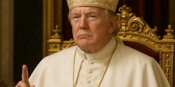 trump pope ai
