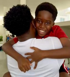 Teebillz and his son Jamil 