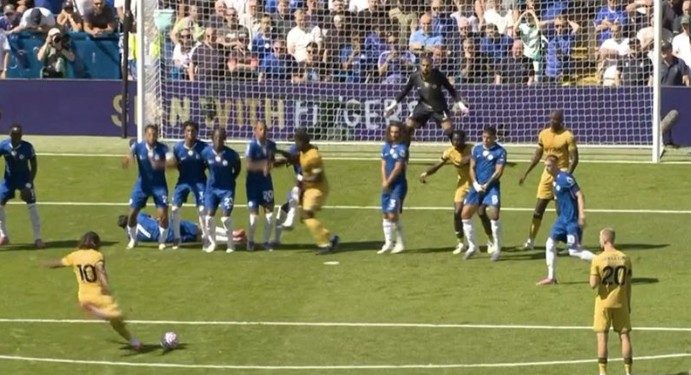 Eberechi Eze Free-Kick