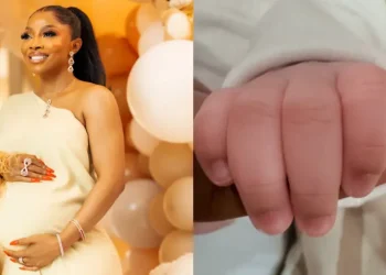 “My Miracle is Here”: Toke Makinwa Radiates Joy as She Welcomes Baby Girl