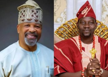 Afeez Owo Reacts as Yemi Solade Apologizes for Slapping Him on Movie Set [VIDEO]