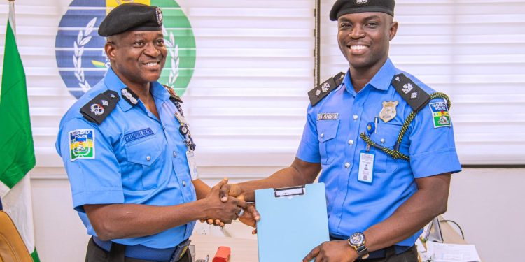 Official photo of CSP Benjamin Hundeyin in his Nigeria Police Force uniform.