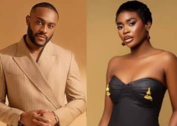 BBNaija Drama: Dede and Kola Share Intimate Kiss After Pool Party [VIDEO]