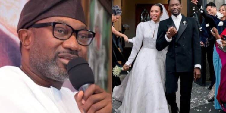 “Succumb to Mr Eazi, He’s Your Boss” – Femi Otedola’s Emotional Wedding Speech to Daughter Temi
