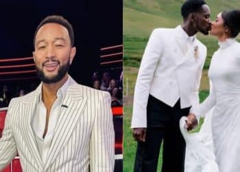 John Legend Beams Over Serenading Mr Eazi, Temi Otedola at Their Fairytale Wedding