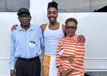 Rapper Dax with his parents