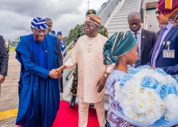 Governor Babajide Sanwo-Olu and President Bola Ahmed Tinubu