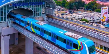 Lagos Blue Line train