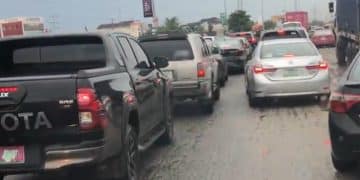Lekki Epe Expressway deplorable E1