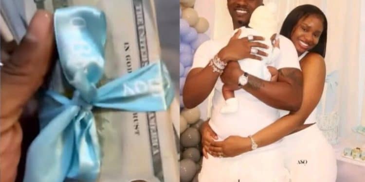 Juma Jux Splurges Bundles of Dollars on Wife Priscilla Ojo as Push Gift