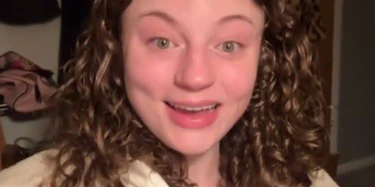 Portrait of Livie Rose Henderson, TikToker known as irlmonsterhighdoll, in a video screenshot.