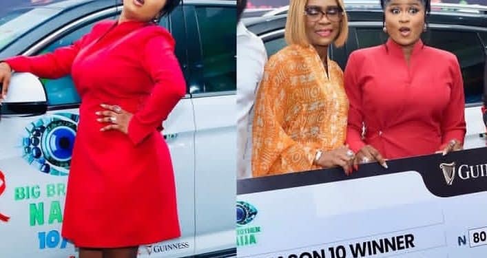 BBNaija 10 Winner Imisi Beams with Joy as She Receives ₦80 Million Grand Prize and Brand-New Innoson SUV [VIDEO]