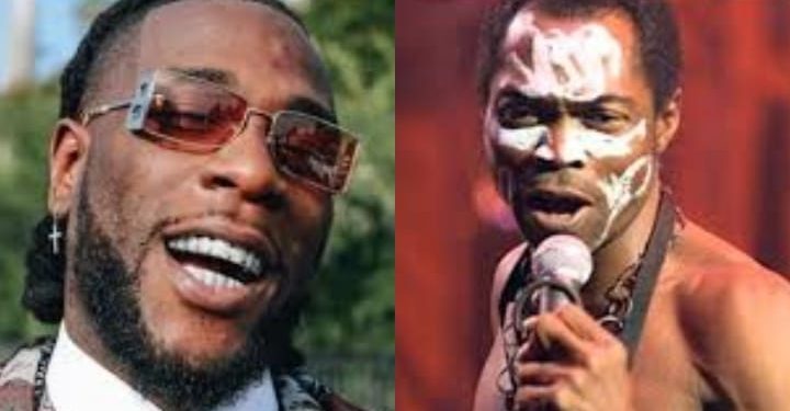 Burna Boy Declares Fela Kuti as the Only African Artist Greater Than Him