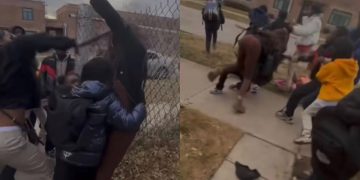 Orville T. Bright Elementary School building exterior on the Far South Side of Chicago.