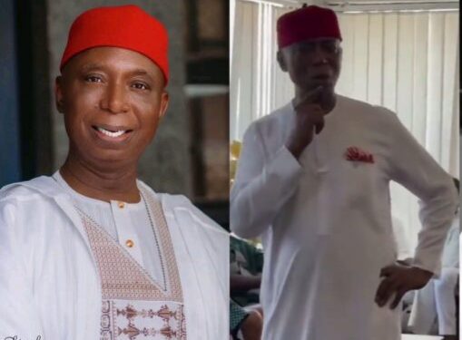 Ned Nwoko Sparks Debate After Asking Lady’s Age On Stage Amid Escalating Feud With Regina Daniels