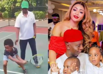 Ned Nwoko Melts Hearts, Shares Family Time With Regina Daniels’ Kids Amid Ongoing Drama