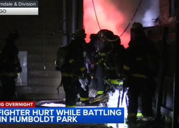 Chicago Firefighter Injured While Battling Humboldt Park Blaze