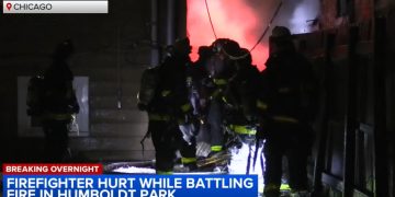 Chicago Firefighter Injured While Battling Humboldt Park Blaze