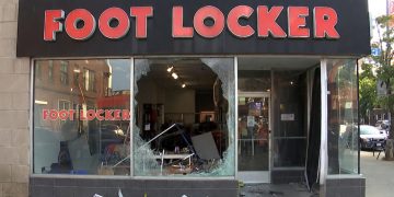 Chicago Foot Locker Hit by Smash-and-Grab Burglars Using SUV