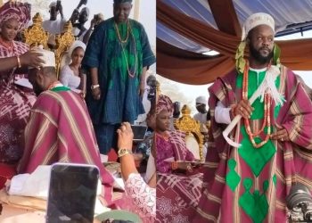 Seyi Tinubu Honoured as Okanlomo of Yorubaland in Grand Alaafin Ceremony