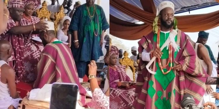 Seyi Tinubu Honoured as Okanlomo of Yorubaland in Grand Alaafin Ceremony