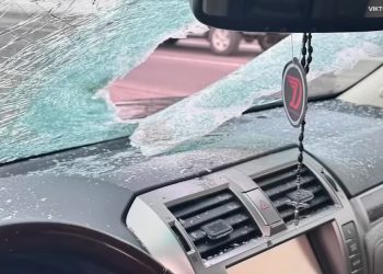 Lucky to Be Alive: Concrete Slab Smashes I-55 Windshield in Chicago