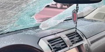 Lucky to Be Alive: Concrete Slab Smashes I-55 Windshield in Chicago