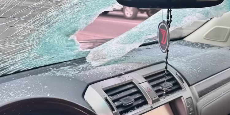 Lucky to Be Alive: Concrete Slab Smashes I-55 Windshield in Chicago