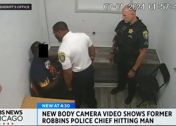 Video Shows Former Robbins Police Chief Beating Man Who Filed Complaint