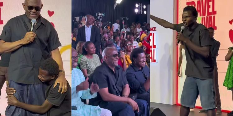 Homeless Singer Gets Millions After Crashing Tony Elumelu’s Event With Surprise Performance